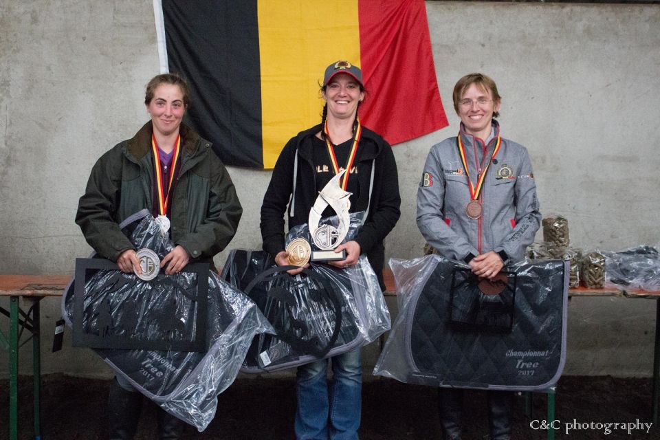 Podium Ch Belgique TREC 2017 Podium Ch Belgique TREC 2017