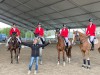 L'équipe belge à Drammen avec la coach Fabienne Daigneux-Lange (Photo Equifans)