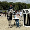 Alexandre Lenglaert et Miami du Haut du Roy lors de la remise des prix du cycle des 6 ans à Gesves